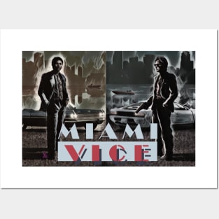 Tribute to Miami Vice Posters and Art